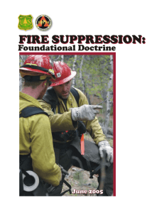 FIRE SUPPRESSION: Foundational Doctrine June 2005