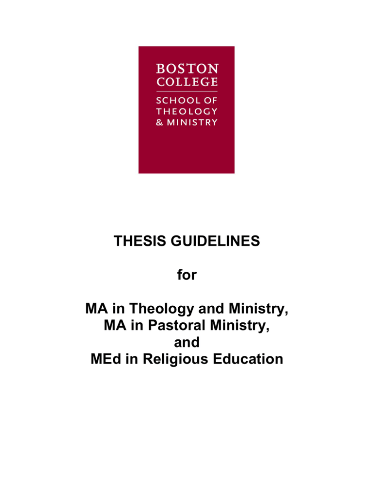 theology doctoral thesis
