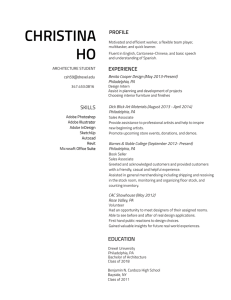 CHRISTINA HO PROFILE