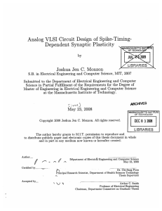 Analog  VLSI  Circuit Design  of  Spike-Timing- LI