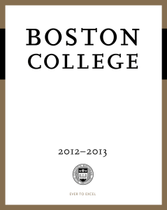 bos ton college 2012–2013 EVER  TO  EXCEL