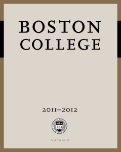 bos ton college 2011–2012 EVER  TO  EXCEL