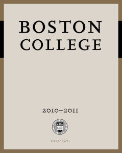 bos ton college 2010–2011 EVER  TO  EXCEL