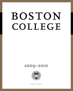 bos ton college 2009–2010 EVER  TO  EXCEL