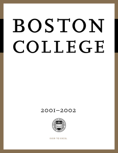 bos ton college 2001–2002 EVER  TO  EXCEL