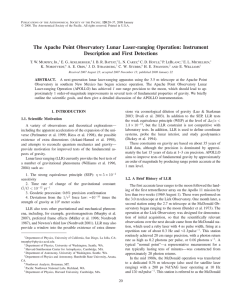 The Apache Point Observatory Lunar Laser-ranging Operation: Instrument