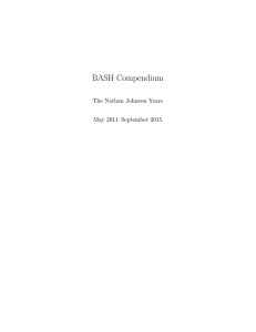 BASH Compendium The Nathan Johnson Years May 2011–September 2015
