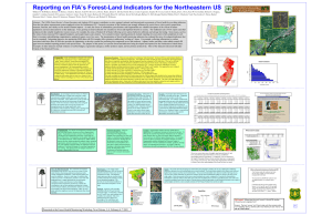 Reporting on FIA’s Forest-Land Indicators for the Northeastern US