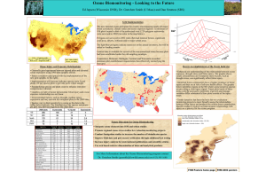 Ozone Biomonitoring - Looking to the Future