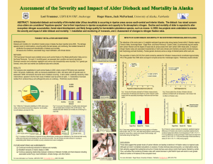 Assessment of the Severity and Impact of Alder Dieback and... lity in Alaska Lori Trummer