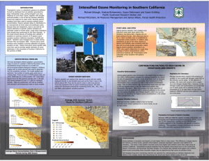 Intensified Ozone Monitoring in Southern California