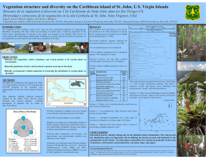 Vegetation structure and diversity on the Caribbean island of St.... Vegetation structure and diversity on the Caribbean island of St