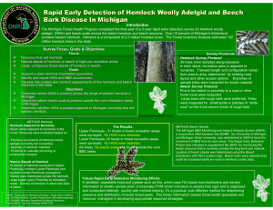Rapid Early Detection of Hemlock Woolly Adelgid and Beech