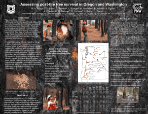 Assessing post-fire tree survival in Oregon and Washington