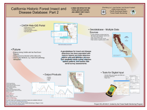 California Historic Forest Insect and Disease Database: Part 2