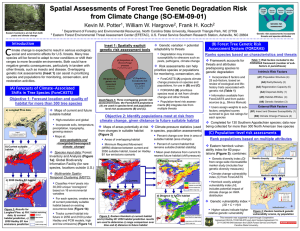 Spatial Assessments of Forest Tree Genetic Degradation Risk