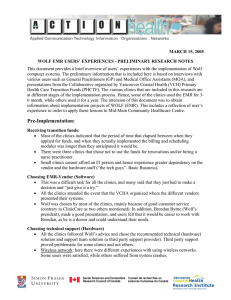 This document provides a brief overview of users’ experiences with... computer systems. The preliminary information that is included here is... MARCH 15, 2005