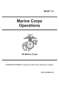 Marine Corps Operations MCDP 1-0 US Marine Corps