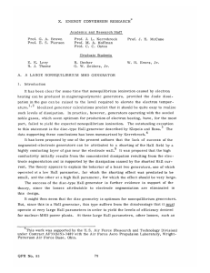 X. ENERGY  CONVERSION  RESEARCH