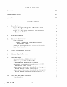TABLE  OF  CONTENTS viii xvi Publications  and  Reports