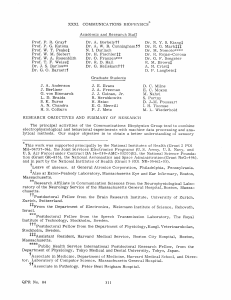 XXXI.  COMMUNICATIONS  BIOPHYSICS Dr.  A.  Borbelytt