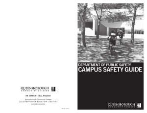 campuS Safety GuiDe Department of public Safety Dr. Diane b. call, president