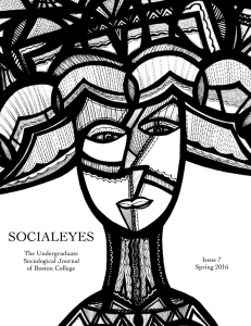SOCIALEYES The Undergraduate Issue 7 Sociological Journal