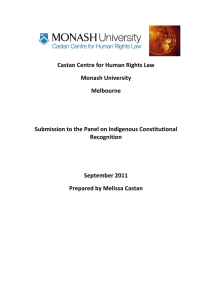 Castan Centre for Human Rights Law Monash University Melbourne