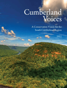 Cumberland Voices A Conservation Vision for the South Cumberland Region