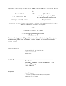 Application of the Design Structure Matrix (DSM) to the Real...