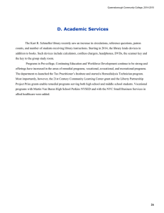 D. Academic Services