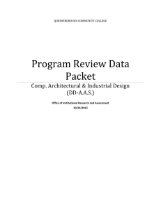 Program	Review	Data Packet Comp.	Architectural	&amp;	Industrial	Design