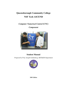 Queensborough Community College NSF Tech ASCEND Student Manual