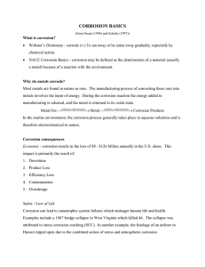 CORROSION BASICS