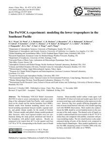 Atmospheric Chemistry and Physics