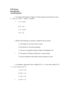 CPS lesson Introduction ANSWER KEY