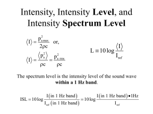 Level Spectrum Level  