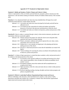 Appendix D: WV Standards for High Quality Schools