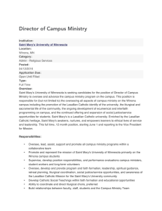 Director of Campus Ministry
