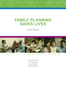 FAMILY PLANNING SAVES LIVES fourth edition