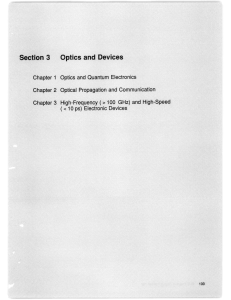 Optics  and  Devices Section  3 1 2