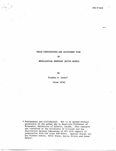 ESL-P-668 IN NEOCLASSICAL MONETARY  GROWTH MODELS (June 1976)