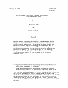February 21,  1979 LIDS-P-887 (revised)