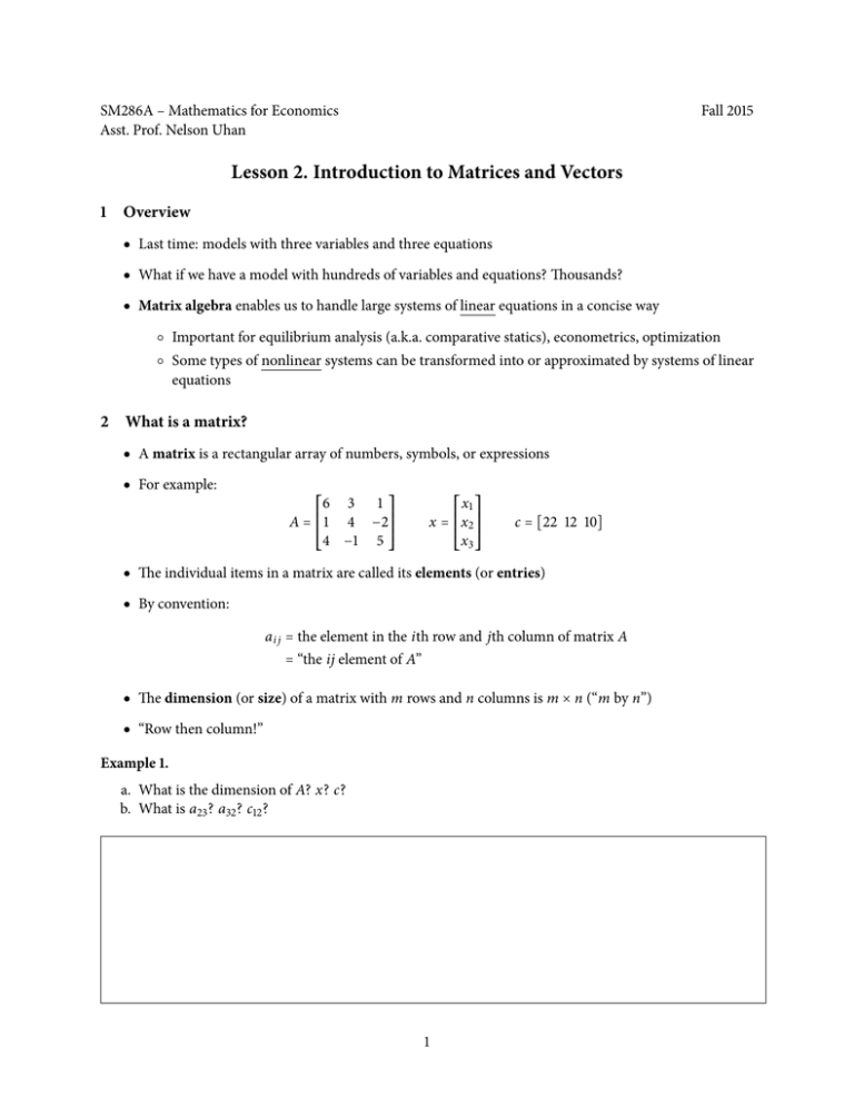 lesson-2-introduction-to-matrices-and-vectors-1-overview