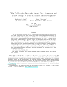 Why Do Emerging Economies Import Direct Investment and