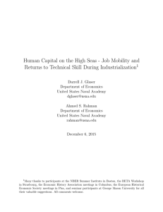 Human Capital on the High Seas - Job Mobility and
