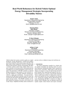 Real-World Robustness for Hybrid Vehicle Optimal Energy Management Strategies Incorporating Drivability Metrics