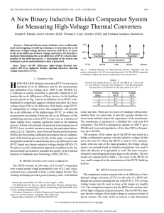 A New Binary Inductive Divider Comparator System , Senior Member, IEEE