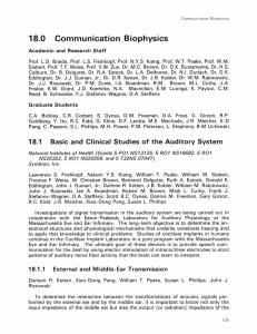 18.0 Communication  Biophysics 18.1