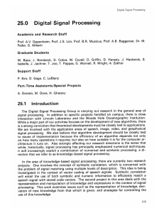 Digital  Signal  Processing 25.0